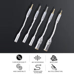 ZS0021 2.5mm Male to 4.4mm Female Balance Adapter Cable, 2.5mm Male to 4.4mm Female