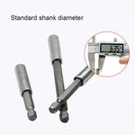 5 PCS 1/4 Electric Batch Head High Magnetism Connecting Rod Pistol Drill Extension Rod Sleeve Fast Turning Joint, Length: 100mm, 100mm Joint
