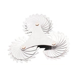 51 PCS US Screw Pitch Thread Blades 60 Degrees CR Stainless Steel Thread Gauge, 51 PCS Thread Gauge