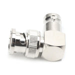BNC Male to BNC Female Jacks in Series L Type Right Angle RF Card Connector