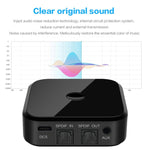Bluetooth 5.0 Ffiber Optic Bluetooth Receiver CSR8670 Bluetooth Transmitter 2 in 1 Supports APTX, black