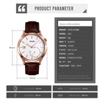 SKMEI 1581 Creative Fashion Men Watch Simple Casual Outdoor Sports Waterproof Two-Pin Quartz Watch