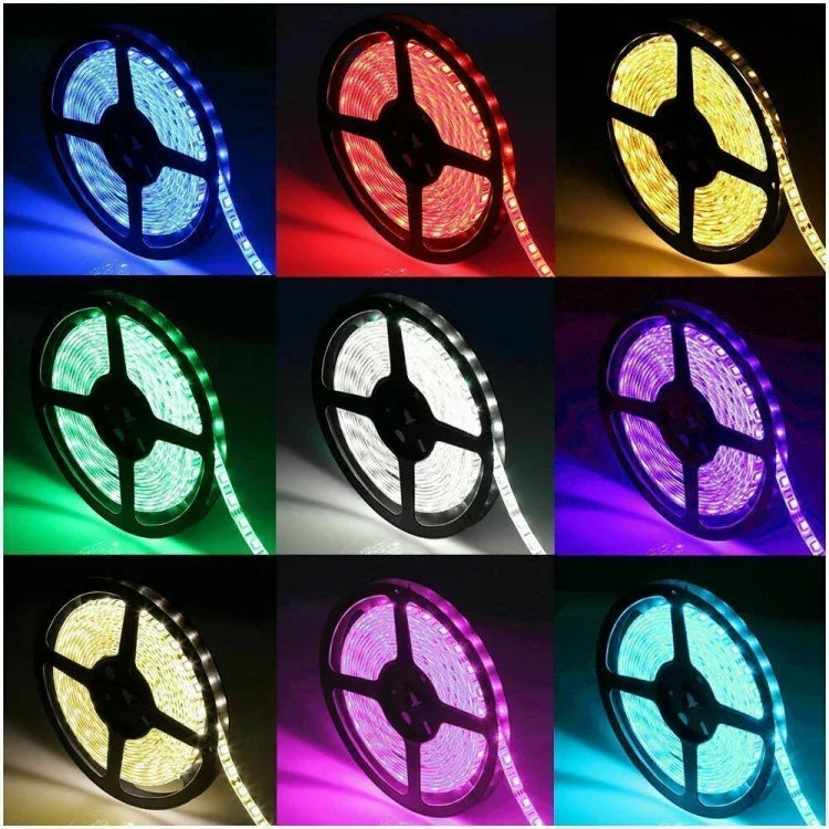 5M 5050 RGB LED Strip Light WIFI Smart Home Power Kit Set (Not waterproof)