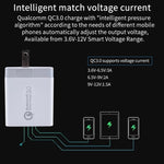 SDC-30W 30W QC 3.0 USB + 2.4A Dual USB 2.0 Ports Mobile Phone Tablet PC Universal Quick Charger Travel Charger, US Plug, US Plug