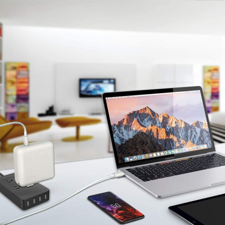 PD3.0 30W USB-C / Type-C Interface Universal Travel Charger with Detachable Foot, AU Plug, AU Plug
