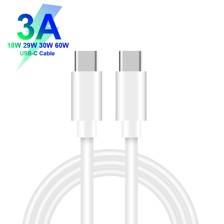 YSY-312PD QC3.0 18W USB + PD 20W USB-C / Type-C Car Charger with Type-C to Type-C Data Cable, PD 20W with Type-C to Type-C Cable