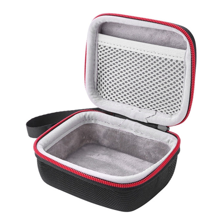 JD-275178 EVA Hard Case Travel Protective Carrying Storage Bag for JBL GO / JBL GO 2, Storage Bag Black + Red