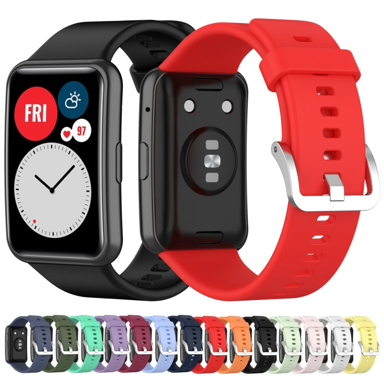 For Huawei Watch Fit smart Watch Silicone Strap TIA-B09 Silicone Strap
