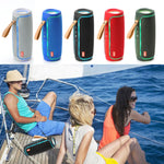 T&G TG287 LED Flashing Light Bluetooth Speaker Portable Wireless Stereo Bass Subwoofer FM / TF / USB