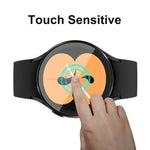 For Samsung Galaxy Watch4 44mm ENKAY Hat-Prince Full Screen Coverage Without Warping Edge TPU Soft Film, 1 PC, 2 PCS