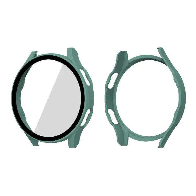 ENKAY Hat-Prince Full Coverage PC Frame + Tempered Glass Protector Composite Case for Samsung Galaxy Watch4 40mm