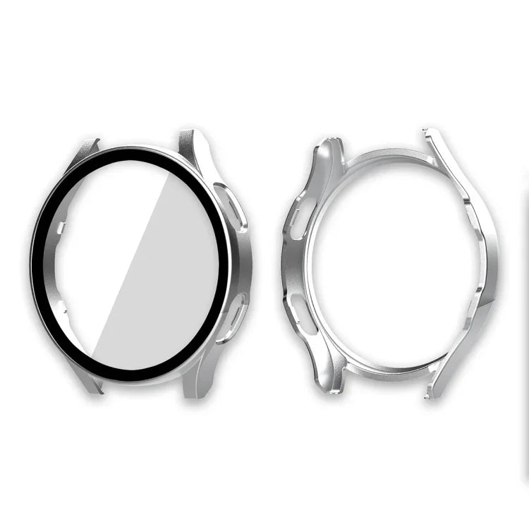 ENKAY Hat-Prince Full Coverage PC Frame + Tempered Glass Protector Composite Case for Samsung Galaxy Watch4 44mm