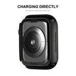 ENKAY Hat-Prince 2 in 1 PC Frame + 9H Tempered Glass Protector Full Coverage Case for Apple Watch Series 7 41mm