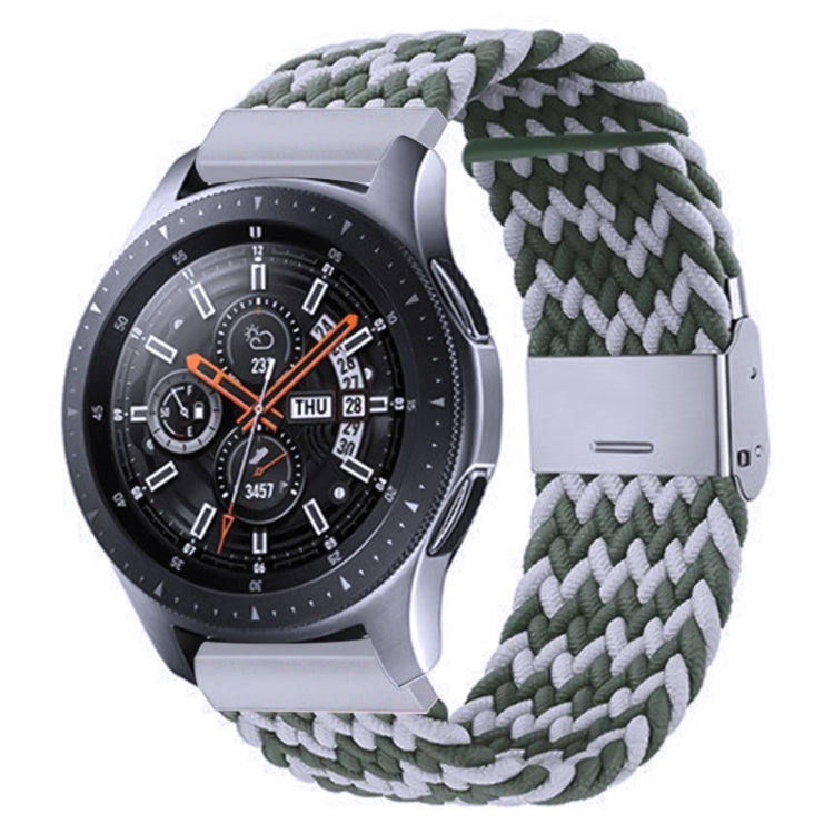Nylon Braided Metal Buckle Strap for Galaxy Watch 4 20mm, 20mm
