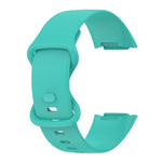 For Fitbit Charge 5 Monochromatic Silica Gel To Replace Watch Strap, Size：Large Size, Size: Small Size