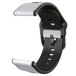 TPU +Lychee Pattern Leather Watch Strap, For Huawei Watch GT Runner / Watch GT 3 46mm, For Huawei Watch GT 3 42mm / Watch GT 2 42mm