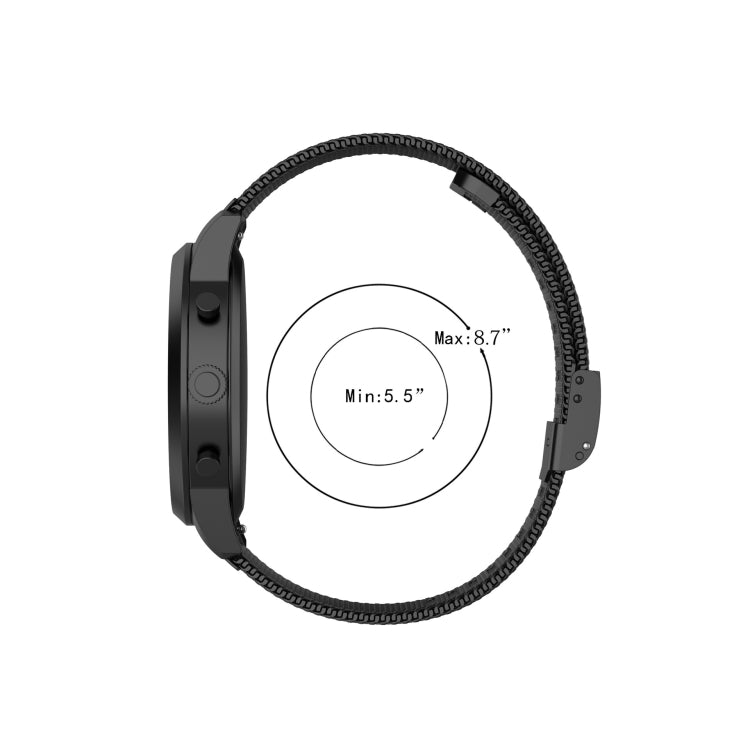 Milan Metal Steel Mesh One Buckle Strap, For Samsung Galaxy Gear S3, For Samsung Galaxy Gear 2 R380, For Samsung Galaxy Gear2 Neo R381, For Samsung Galaxy Live SM-R382