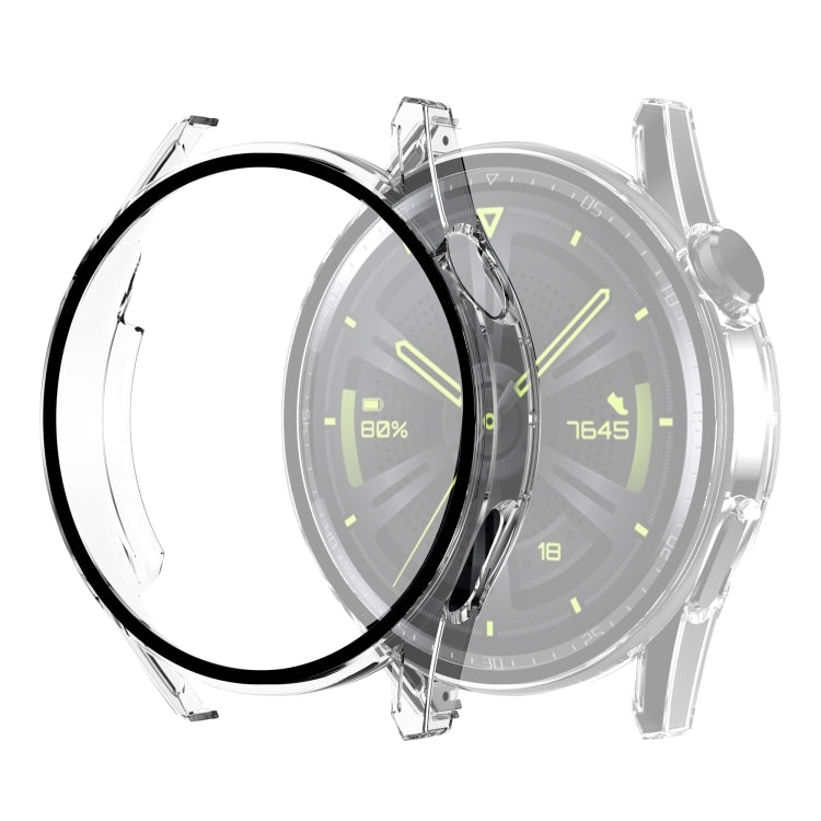 Tempered Glass Film Oil Spray Matte PC Case, For Huawei GT3 42mm, For Huawei GT3 46mm