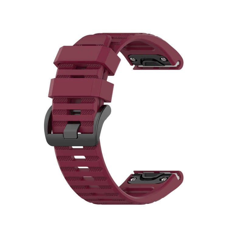 26mm Silicone Sports Strap, For Garmin Fenix 7X, For Garmin Fenix 6X, For Garmin Fenix 6X Pro