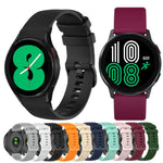 20mm Checkered Silicone Strap, For Samsung Galaxy Watch 4 40mm / 44mm, For Samsung Galaxy Watch 4 Classic 42mm / 46mm, For Samsung Galaxy Watch 3 41mm, For Samsung Galaxy Watch Active 2 40mm / 44mm