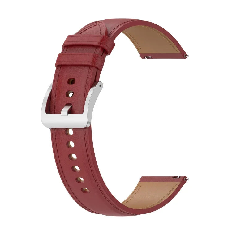 Calf Texture Sewing Thread Watchband, For Samsung Galaxy Watch 4, For Samsung Galaxy Watch 3 41mm / Watch 42mm, For Samsung Galaxy Gear S2 Classic