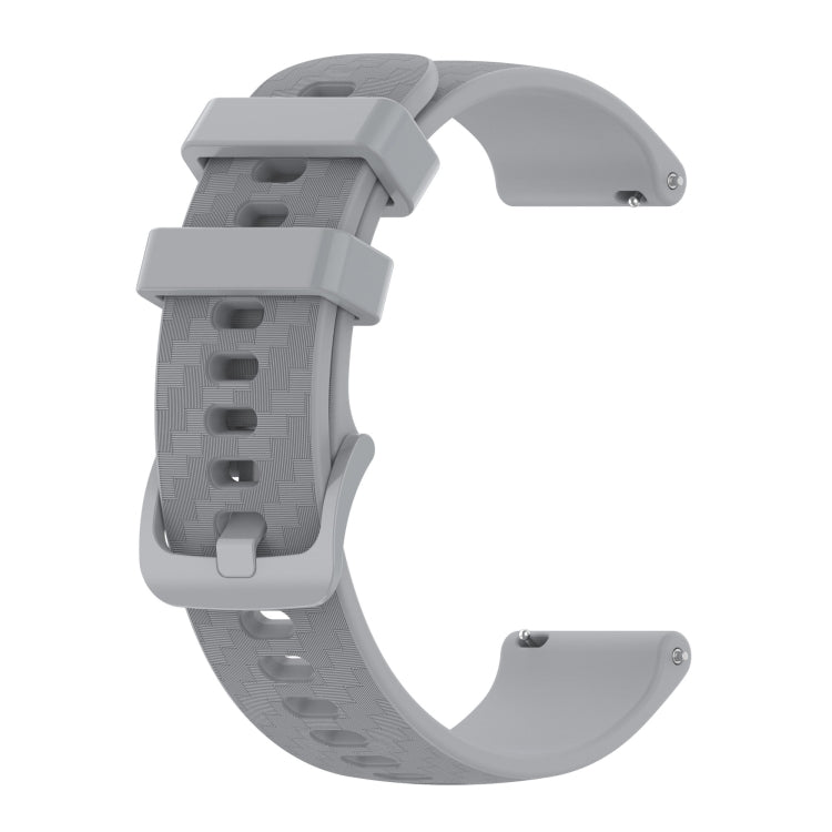 20mm Carbon Fiber Striped Silicone Strap, For Samsung Galaxy Watch 4 40mm / 44mm, For Samsung Galaxy Watch 4 Classic 42mm / 46mm, For Samsung Galaxy Watch 3 41mm, For Samsung Galaxy Watch Active 2 40mm / 44mm