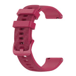 20mm Carbon Fiber Striped Silicone Strap, For Honor Magic Watch2 42mm