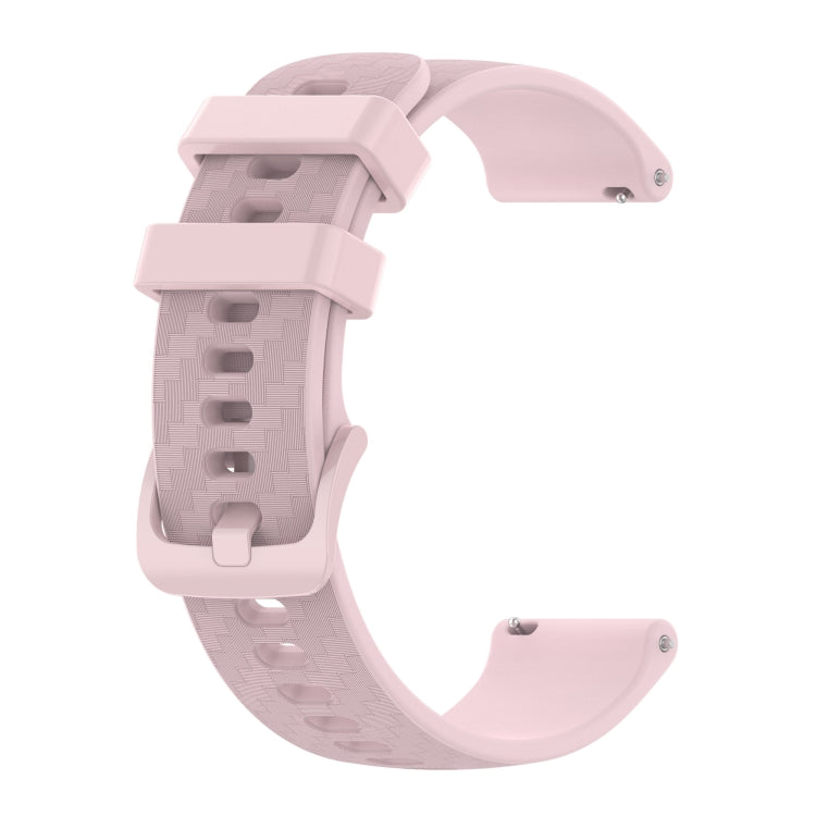 20mm Carbon Fiber Striped Silicone Strap, For Honor Magic Watch2 42mm