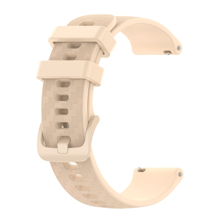 20mm Carbon Fiber Striped Silicone Strap, For Honor Magic Watch2 42mm