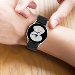 20mm Carbon Fiber Striped Silicone Strap, For Garmin Vivomove Style