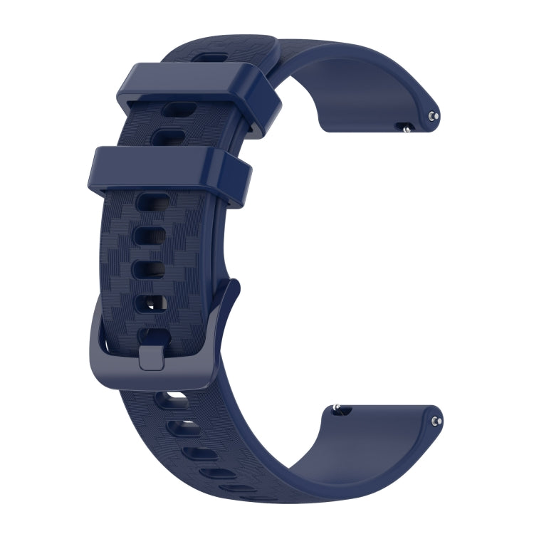20mm Carbon Fiber Striped Silicone Strap, For Amazfit pop pro, For Amazfit pop, For Amazfit GTR 42mm, For Amazfit GTS
