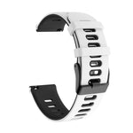 20mm Mixed-Color Silicone Strap, For Samsung Galaxy Watch 4 Classic 42mm, For Samsung Galaxy Watch 4 Classic 46mm
