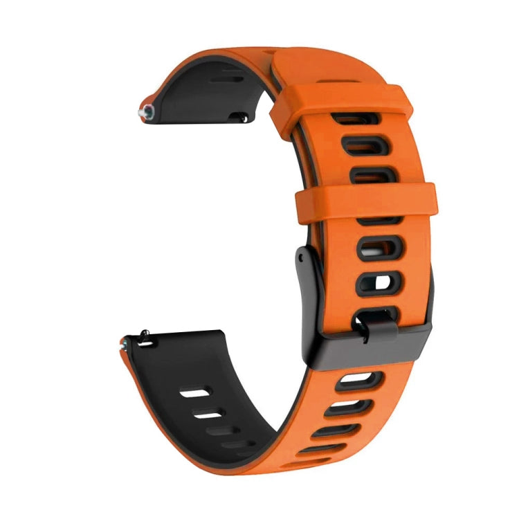 20mm Mixed-Color Silicone Strap, For Samsung Galaxy Watch 4 Classic 42mm, For Samsung Galaxy Watch 4 Classic 46mm