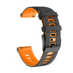 20mm Mixed-Color Silicone Strap, For Samsung Galaxy Watch 4 Classic 42mm, For Samsung Galaxy Watch 4 Classic 46mm