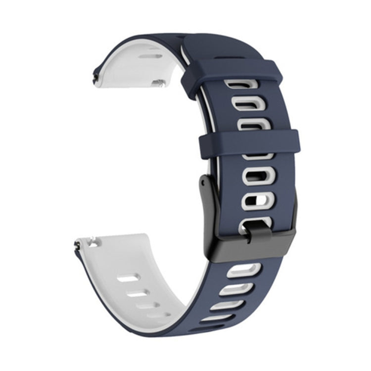 20mm Mixed-Color Silicone Strap, For Samsung Galaxy Watch 4 Classic 42mm, For Samsung Galaxy Watch 4 Classic 46mm