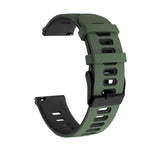 20mm Mixed-Color Silicone Strap, For Samsung Galaxy Watch Active 2 44mm, For Samsung Galaxy watch Active 40mm