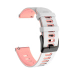 20mm Mixed-Color Silicone Strap, For Samsung Galaxy Watch Active 2 44mm, For Samsung Galaxy watch Active 40mm