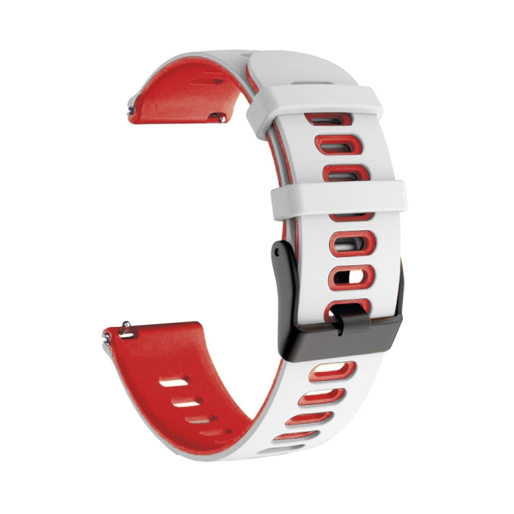 20mm Mixed-Color Silicone Strap, For Samsung Galaxy Watch Active 2 44mm, For Samsung Galaxy watch Active 40mm