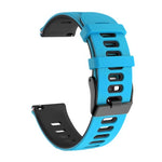 20mm Mixed-Color Silicone Strap, For Samsung Galaxy Watch Active 2 44mm, For Samsung Galaxy watch Active 40mm