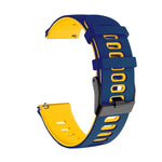 22mm Mixed-Color Silicone Strap, For Samsung Galaxy Watch 3 45mm, For Samsung Galaxy Watch 46mm
