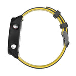 22mm Mixed-Color Silicone Strap, For Samsung Galaxy Watch 3 45mm, For Samsung Galaxy Watch 46mm