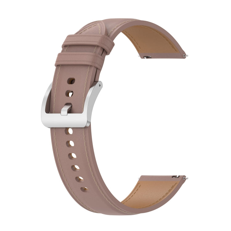 Embossed Genuine Leather Watch Strap, For Garmin VivoMove Luxe, For  Garmin VivoMove Style, For Garmin Venu 2 Plus, For Garmin Vivomove Sport, For Garmin Vivoactive 3, For Garmin Vivoactive3 Music, For Garmin Venu sq, For For Garmin Forerunner 645 Musi...
