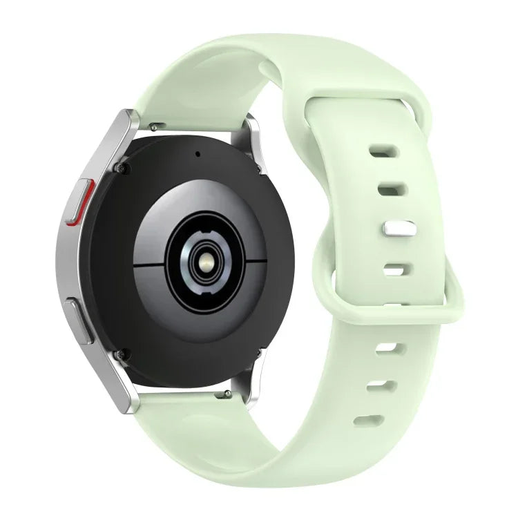 20mm Solid Color Silicone Watch Band, For Samsung Galaxy Watch Active 40mm, For Samsung Galaxy Watch 42mm, For Samsung Galaxy Gear Sport, For Samsung Gear S2 Classic