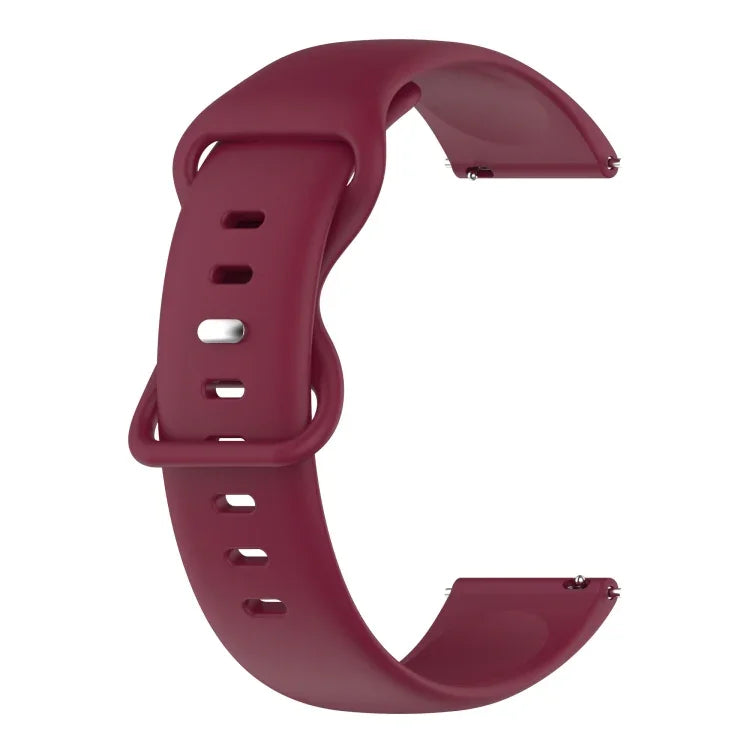 20mm Solid Color Silicone Watch Band, For Samsung Galaxy Watch Active 40mm, For Samsung Galaxy Watch 42mm, For Samsung Galaxy Gear Sport, For Samsung Gear S2 Classic