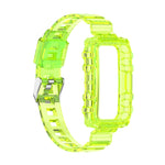 One-Piece Transparent Silicone Watch Band, For Huawei Band 7, For Huawei Band 6, For Honor Band 6