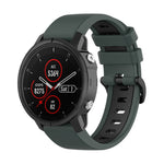 22mm Silicone Sports Two-Color Watch Band, For Garmin Fenix 5S, For Garmin Fenix 5S Plus