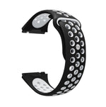 For Fitbit Ionic Breathable Two-tone Silicone Watch Band