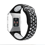 For Fitbit Ionic Breathable Two-tone Silicone Watch Band