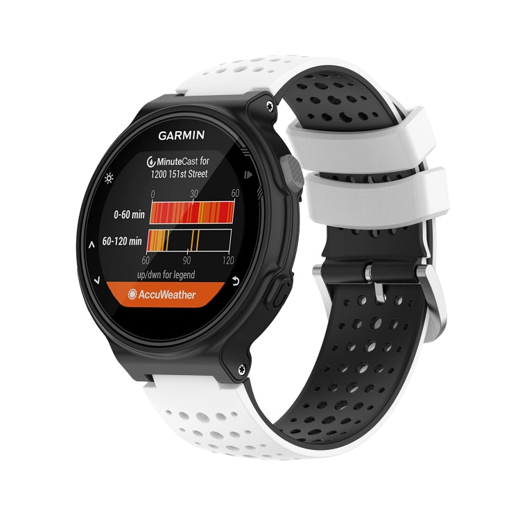 Silicone Sports Two-Color Watch Band, For Garmin Forerunner 735XT, For  Garmin Approach S5, For Garmin  Approach S6