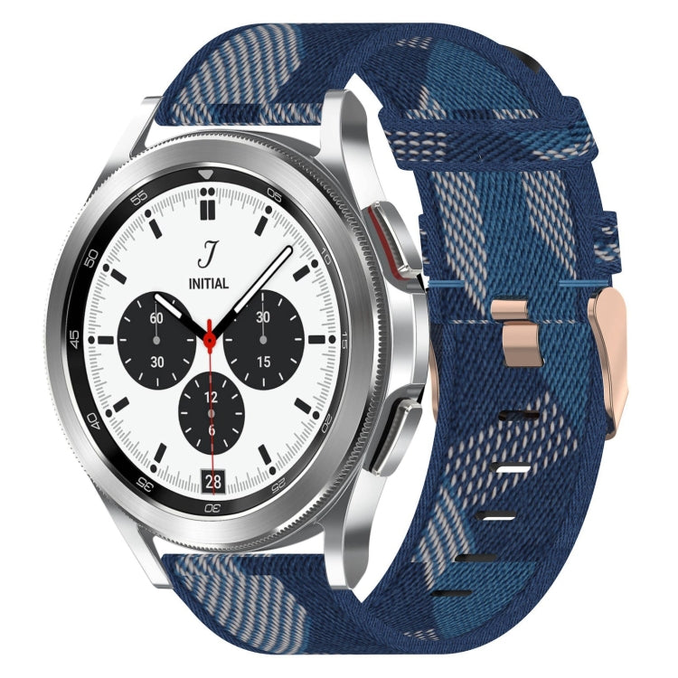 20mm Nylon Woven Watch Band, For Samsung Galaxy Watch 4 40mm, For Samsung Galaxy Watch 4 44mm, For Samsung  Galaxy Watch 4 Classic 42mm, For Samsung  Galaxy Watch 4 Classic 46mm, For Samsung Galaxy Watch 3 41mm, For Samsung Galaxy Watch Active 2 40mm